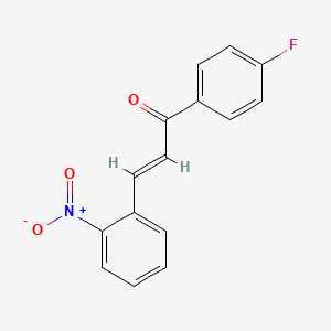molecular formula C15H10FNO3 B3039898 1-(4-Fluorophenyl)-3-(2-nitrophenyl)prop-2-en-1-one CAS No. 1393480-87-9