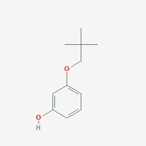 molecular formula C11H16O2 B3039903 3-(2,2-Dimethylpropoxy)phenol CAS No. 1394975-12-2