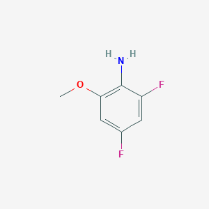 molecular formula C7H7F2NO B3039906 2,4-二氟-6-甲氧基苯胺 CAS No. 1400653-78-2