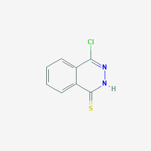molecular formula C8H5ClN2S B3039913 4-chloro-2H-phthalazine-1-thione CAS No. 14062-52-3