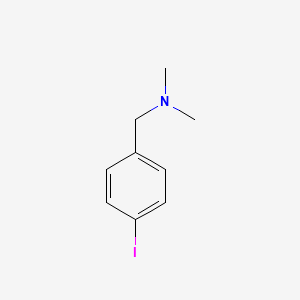 molecular formula C9H12IN B3039914 [(4-Iodophenyl)methyl]dimethylamine CAS No. 140621-52-9