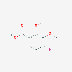 molecular formula C9H9FO4 B3039922 4-Fluoro-2,3-dimethoxy-benzoicacid CAS No. 1413927-31-7