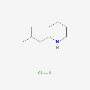 molecular formula C9H20ClN B3039926 2-(2-Methylpropyl)piperidine hydrochloride CAS No. 14162-69-7