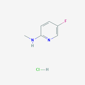 molecular formula C6H8ClFN2 B3039937 5-fluoro-N-methylpyridin-2-amine hydrochloride CAS No. 1417794-20-7