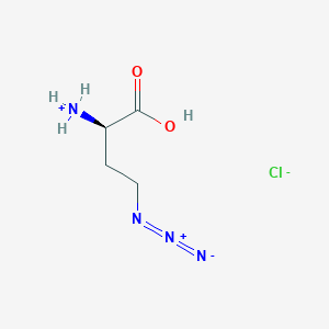 molecular formula C4H9ClN4O2 B3039940 H-D-Dab(N3).HCl CAS No. 1418009-92-3