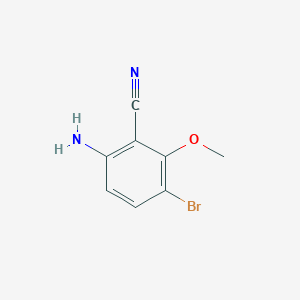 6-Amino-3-bromo-2-methoxybenzonitrile
