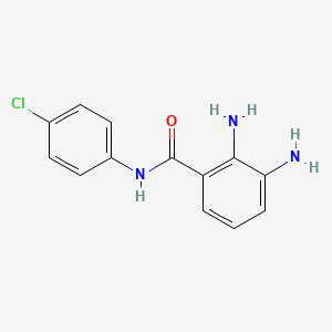 2,3-diamino-N-(4-chlorophenyl)benzamide