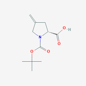 (R)-1-(Tert-butoxycarbonyl)-4-methylenepyrrolidine-2-carboxylic acid