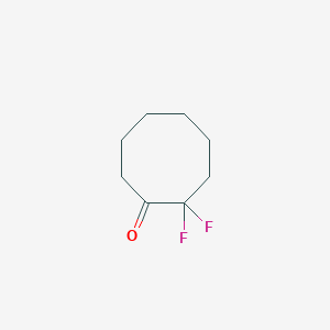molecular formula C8H12F2O B3039986 2,2-Difluorocyclooctan-1-one CAS No. 1435806-60-2