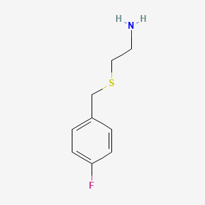 molecular formula C9H12FNS B3039987 2-(4-Fluorobenzylthio)ethylamine CAS No. 143627-49-0
