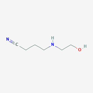 4-(2-Hydroxyethylamino)butanenitrile