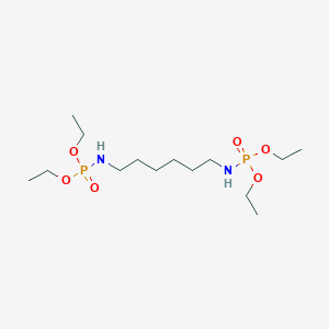 molecular formula C14H34N2O6P2 B3040003 [6-(Diethoxy-phosphorylamino)-hexyl]-phosphoramidic acid diethyl ester CAS No. 1446282-35-4
