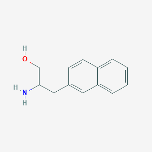 molecular formula C13H15NO B3040025 2-Amino-3-(naphthalen-2-yl)propan-1-ol CAS No. 148452-31-7