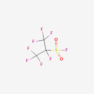 molecular formula C3F8O2S B3040027 1,1,1,2,3,3,3-Heptafluoropropane-2-sulfonyl fluoride CAS No. 14856-91-8