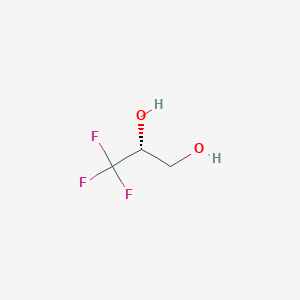 molecular formula C3H5F3O2 B3040029 (2R)-(+)-3,3,3-Trifluoro-1,2-propanediol CAS No. 148683-13-0