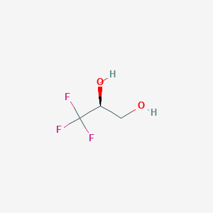 molecular formula C3H5F3O2 B3040030 (S)-3,3,3-Trifluoropropane-1,2-diol CAS No. 148683-14-1