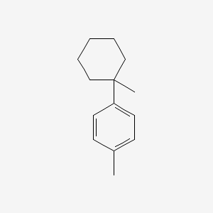 molecular formula C14H20 B3040034 1-Methyl-4-(1-methylcyclohexyl)benzene CAS No. 14962-12-0