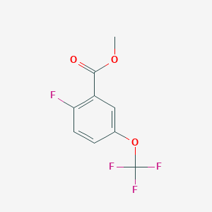 molecular formula C9H6F4O3 B3040039 Methyl 2-fluoro-5-(trifluoromethoxy)benzoate CAS No. 1502867-08-4