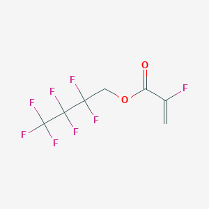 molecular formula C7H4F8O2 B3040046 2,2,3,3,4,4,4-Heptafluorobutyl 2-fluoroprop-2-enoate CAS No. 151174-22-0