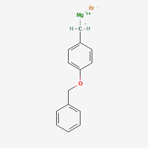 molecular formula C14H13BrMgO B3040048 4-Benzyloxybenzyl Magnesium Bromide CAS No. 151490-52-7