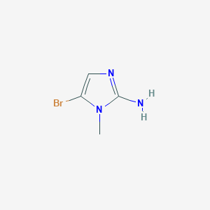 molecular formula C4H6BrN3 B3040050 5-Bromo-1-methyl-1H-imidazol-2-amine CAS No. 151597-83-0