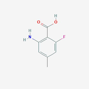 2-Amino-6-fluoro-4-methylbenzoic acid