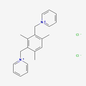 1-[2,4,6-Trimethyl-3-(pyridinium-1-ylmethyl)benzyl]pyridinium dichloride