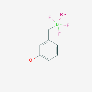 molecular formula C8H9BF3KO B3040115 Potassium Trifluoro(3-methoxybenzyl)borate CAS No. 1569524-37-3