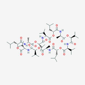 molecular formula C57H96N6O18 B3040119 Cereulide CAS No. 157232-64-9