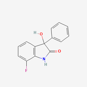 B3040122 7-Fluoro-3-hydroxy-3-phenylindolin-2-one CAS No. 1584139-77-4