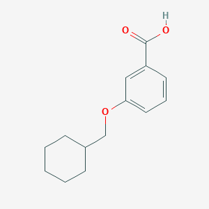 B3040123 3-(Cyclohexylmethoxy)benzoic acid CAS No. 158860-95-8