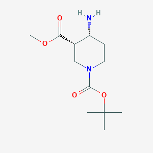(3S,4R)-1-tert-butyl 3-methyl 4-aminopiperidine-1,3-dicarboxylate
