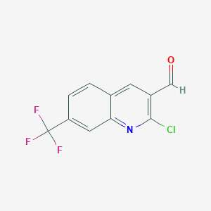 2-Chloro-7-(trifluoromethyl)quinoline-3-carbaldehyde