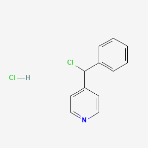 4-[Chloro(phenyl)methyl]pyridine hydrochloride