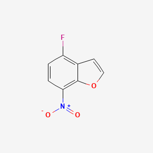 molecular formula C8H4FNO3 B3040153 4-Fluoro-7-nitrobenzofuran CAS No. 162972-09-0