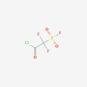 molecular formula C2ClF3O3S B3040164 2-(Fluorosulfonyl)difluoroacetyl chloride CAS No. 1648-30-2