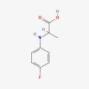 2-((4-Fluorophenyl)amino)propanoic acid