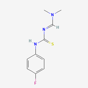 N-[(dimethylamino)methylene]-N'-(4-fluorophenyl)thiourea