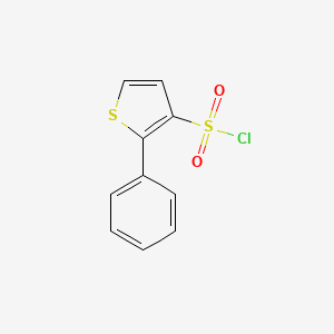 molecular formula C10H7ClO2S2 B3040180 2-Phenylthiophene-3-sulfonyl chloride CAS No. 166964-12-1