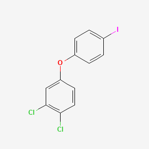 molecular formula C12H7Cl2IO B3040185 1,2-Dichloro-4-(4-iodophenoxy)benzene CAS No. 167990-11-6