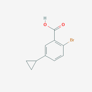 2-Bromo-5-cyclopropylbenzoic acid