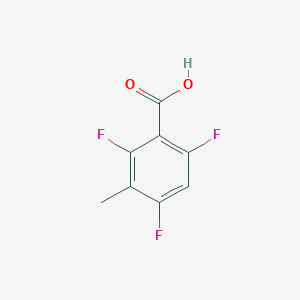 molecular formula C8H5F3O2 B3040197 2,4,6-Trifluoro-3-methylbenzoic acid CAS No. 1706435-01-9