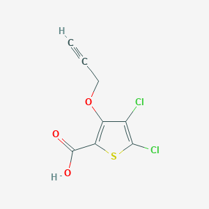 4,5-Dichloro-3-(prop-2-yn-1-yloxy)thiophene-2-carboxylic acid