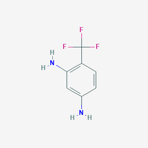 molecular formula C7H7F3N2 B3040205 4-(三氟甲基)苯-1,3-二胺 CAS No. 17139-64-9