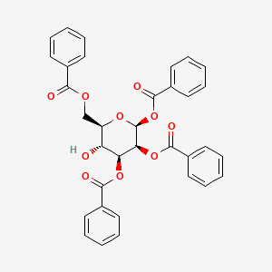 molecular formula C34H28O10 B3040207 1,2,3,6-四-O-苯甲酰-β-D-甘露吡喃糖 CAS No. 171482-60-3