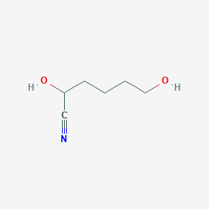 molecular formula C6H11NO2 B3040213 2,6-Dihydroxyhexanenitrile CAS No. 17264-36-7