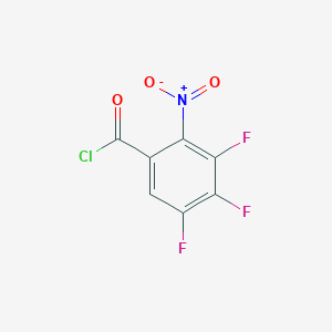 molecular formula C7HClF3NO3 B3040220 2-Nitro-3,4,5-trifluorobenzoyl chloride CAS No. 173589-92-9