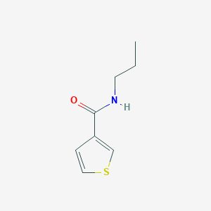 molecular formula C8H11NOS B3040224 N-Propylthiophene-3-carboxamide CAS No. 174359-80-9