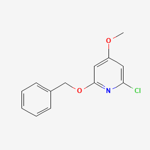 2-Benzyloxy-6-chloro-4-methoxypyridine