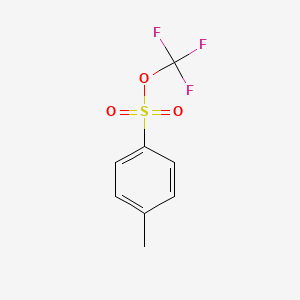 molecular formula C8H7F3O3S B3040229 Trifluoromethyl 4-methylbenzenesulfonate CAS No. 175676-42-3